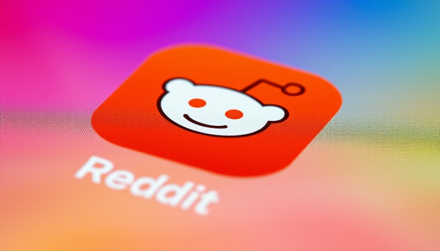 Close-up of Reddit app icon on smartphone screen.