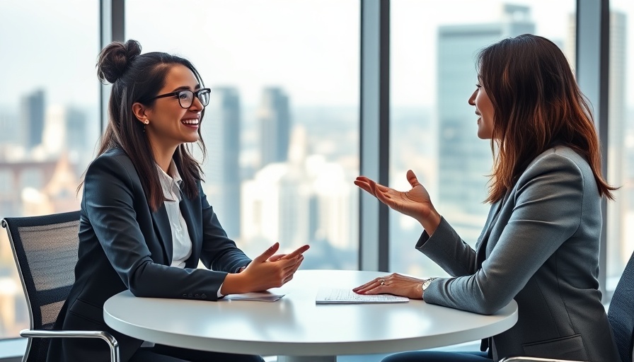 Women discussing self-employment tax advantages in a bright office.