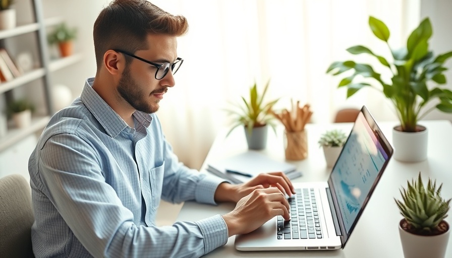 Person managing small business taxes with laptop and calculator.