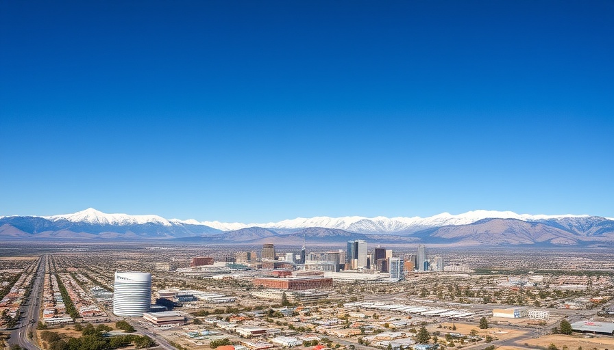 Scenic view of Reno skyline and mountains, Nevada living pros and cons.