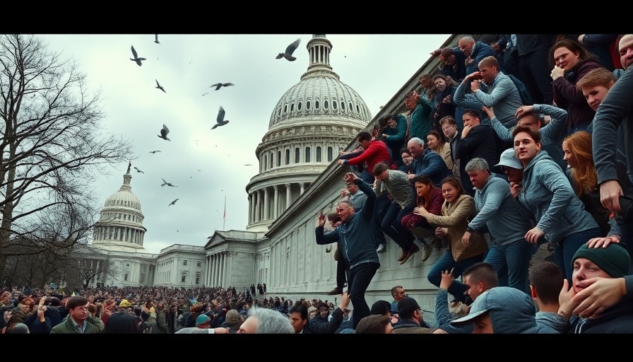 Protesters climb Capitol during riot with American flag, FBI involvement context.