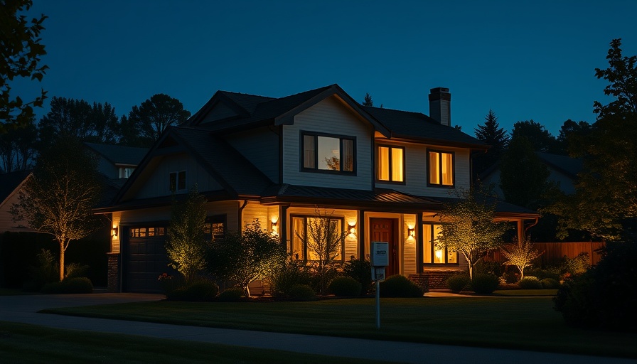 Suburban home with backup batteries installed outside.