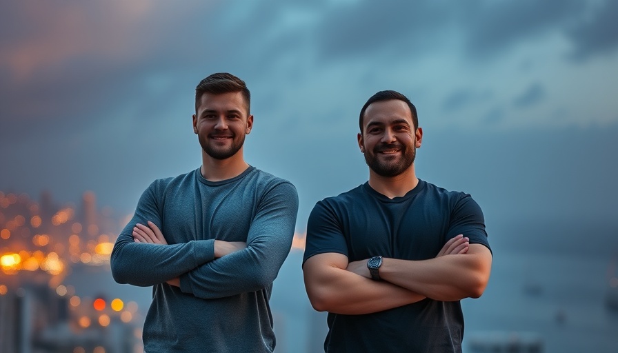 Two men representing AI job matching for early-career professionals.