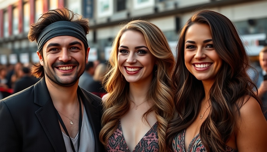 Smiling group at event, Ashton Kutcher and Tallulah Willis stepparenting.