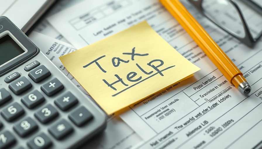 Tax help note on financial papers illustrating taxes on debt settlement strategies.