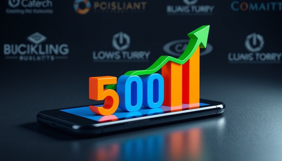 3D bar charts with rising arrow depicting stock market trends.