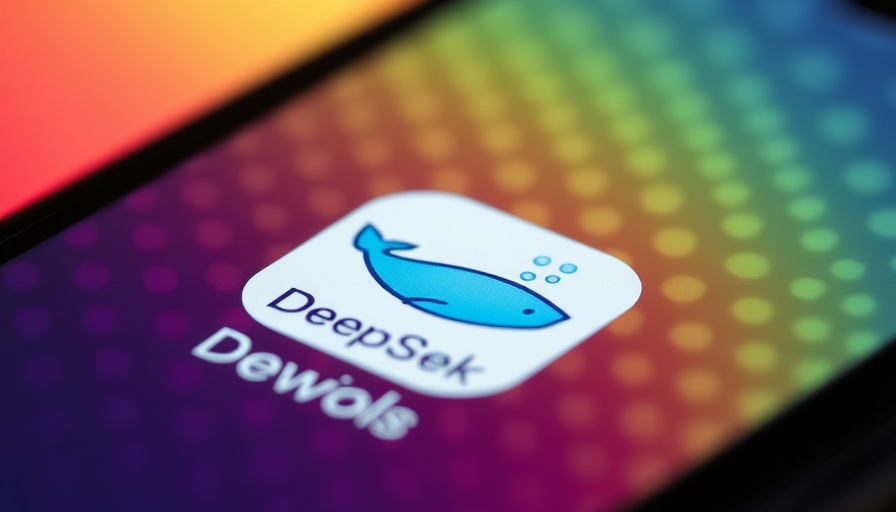 Phone screen showing DeepSeek app icon, Trump's Methods to Suppress China.