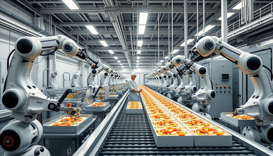 Efficient food production line showcasing a successful business startup.