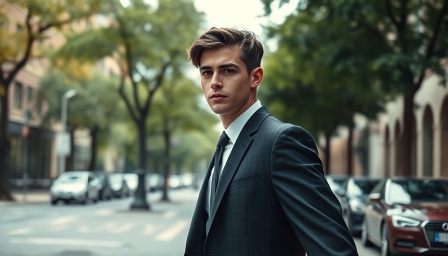 A young man in a suit looking pensive outdoors, Sam Bankman-Fried prison sentence.