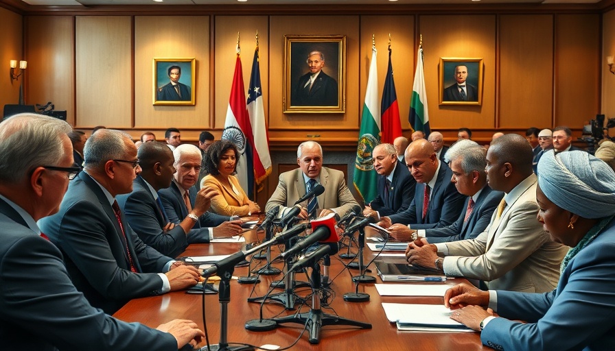 Officials discussing MLK and RFK assassination records in a formal setting.