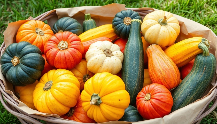 Colorful varieties of summer squash in a basket, showcasing best summer squash varieties.