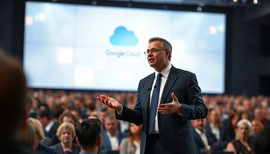 Presenter at Google Cloud Next discussing new cloud solutions.