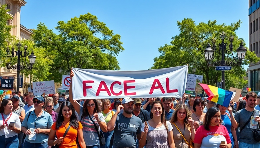 Hungarian LGBTQ+ protests with a banner 'Illiberal Pride'.