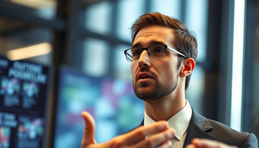 Business professional speaking, anchoring inflation expectations context.