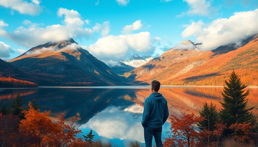 Scenic view of Wyoming with mountains and lake; pros and cons of living in Wyoming.