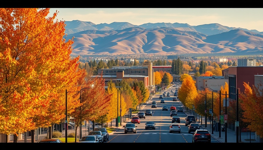 Boise cityscape in autumn, Idaho living pros and cons.