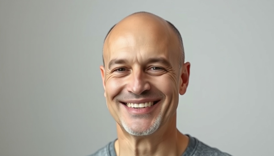 Bald middle-aged man smiling, related to Prologis corporate growth strategies.