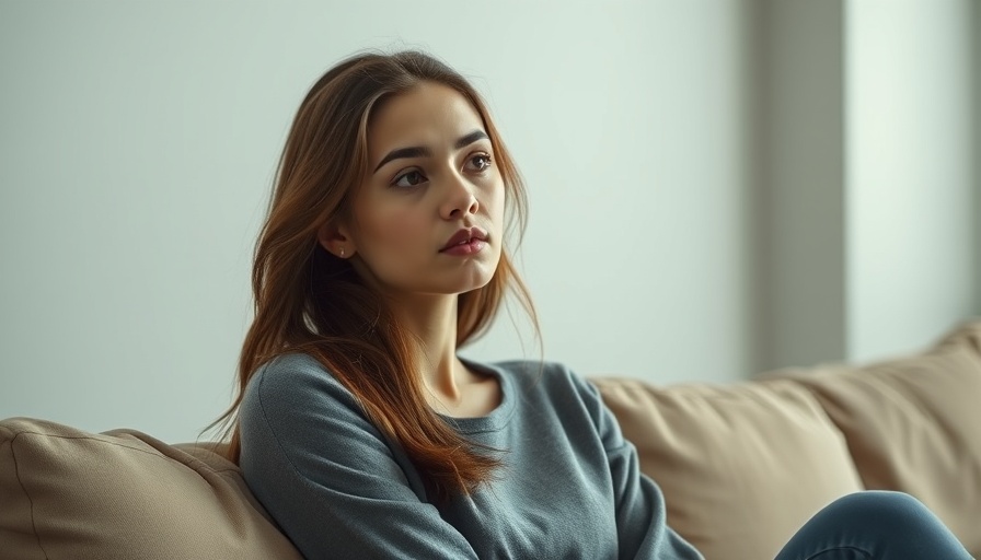Thoughtful young woman contemplating, related to Fowler's Syndrome.