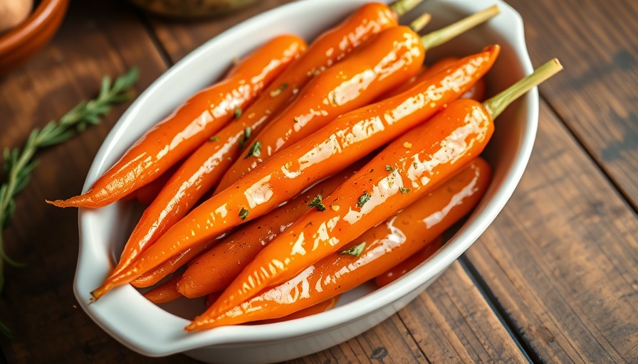 Easy dinner ideas: glazed carrots with herbs