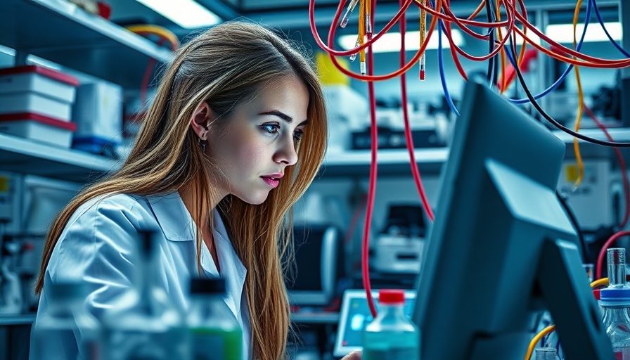 Scientist in lab exploring equipment financing options.