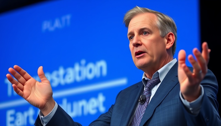 Speaker at conference presenting United Airlines economic forecasts.