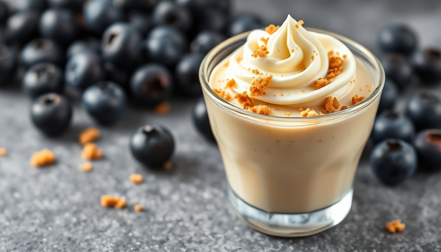 Quick homemade vanilla pudding in a glass, topped with whipped cream and crumbs.