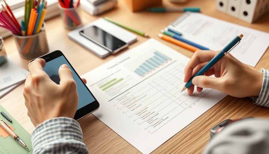 Organized desk showcasing effective money management strategies.