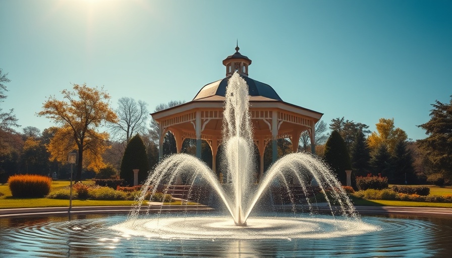 Charming gazebo by fountain in a tranquil park, expert tips for building a gazebo.