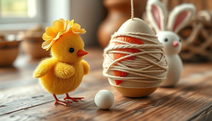 Handmade Easter crafts for kids featuring chick and bunny eggs on wood.
