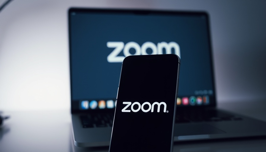 Zoom logos on screens symbolizing Zoom outage news.