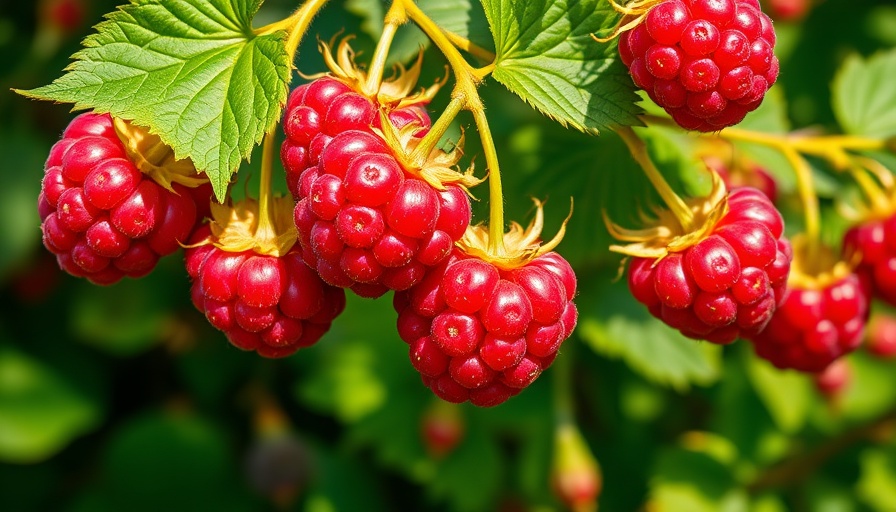 Ripe raspberries in a sunlit garden, best raspberry varieties.