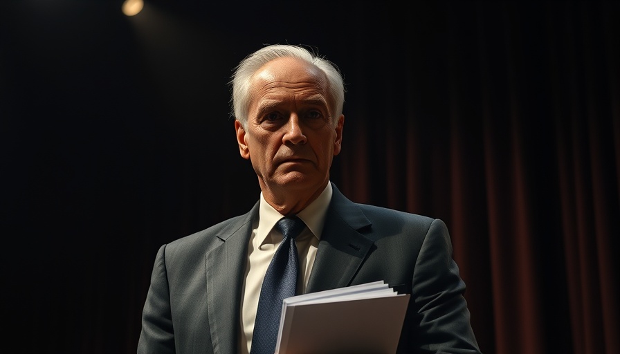 Could Trump fire the Federal Reserve chair? Dimly lit backdrop of a serious man.