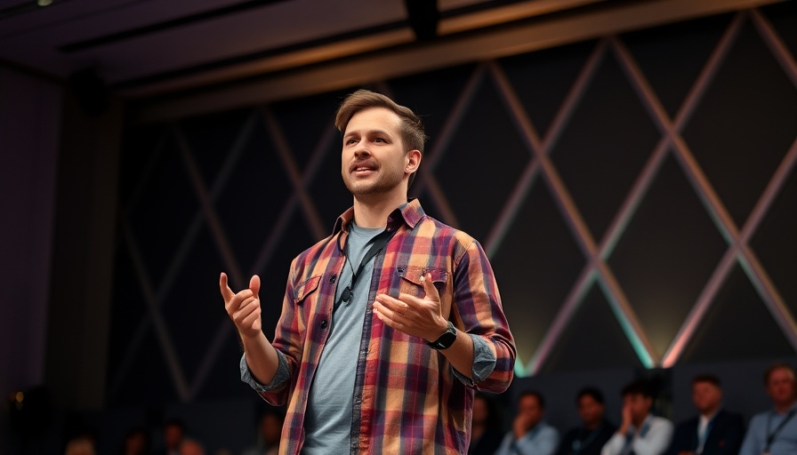 Engaged speaker at Web Summit discussing AI Safety Fund.