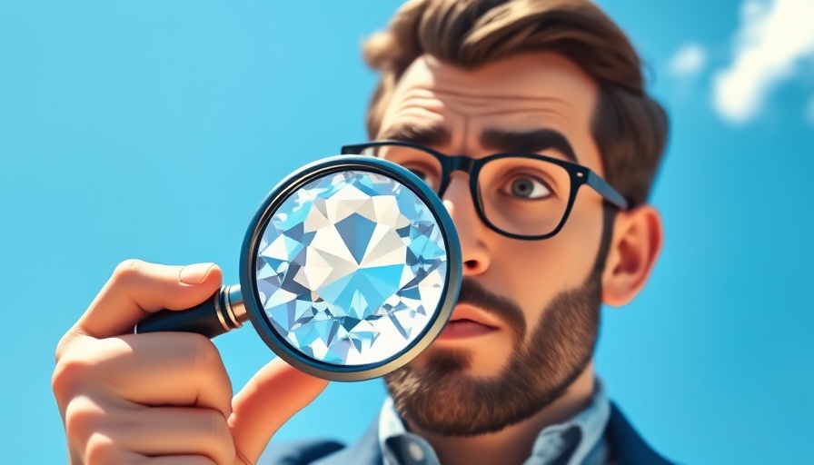 Expert examining large diamond related to wealth taxes.