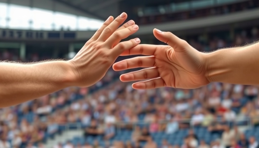 Marin community achievements symbolized by high-five.