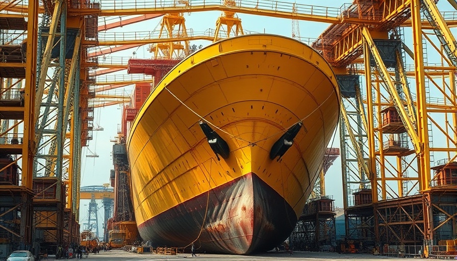 Zealand Pharma Incentive Programs: ship under construction in a busy shipyard.