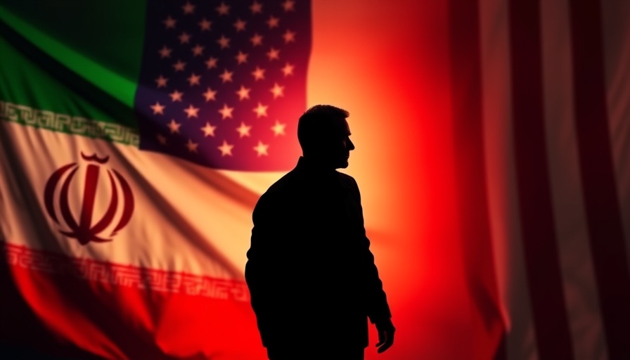 Silhouette with Iranian and American flags, Pentagon leak investigation.