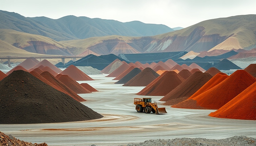 China rare earths mining site impacting auto shortages.