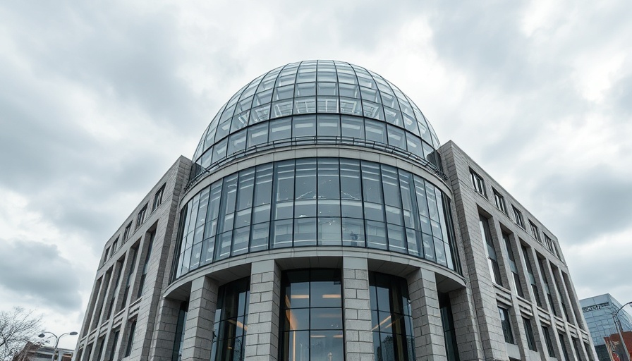 Modern building with dome at historic Grateful Dead concert site