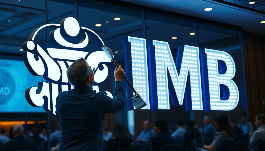 America leaves IMF impacts depicted by cleaning scene of IMF sign.