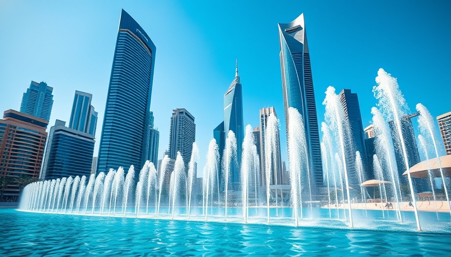 Modern skyscrapers in Abu Dhabi reflecting AI legislation advancements in UAE