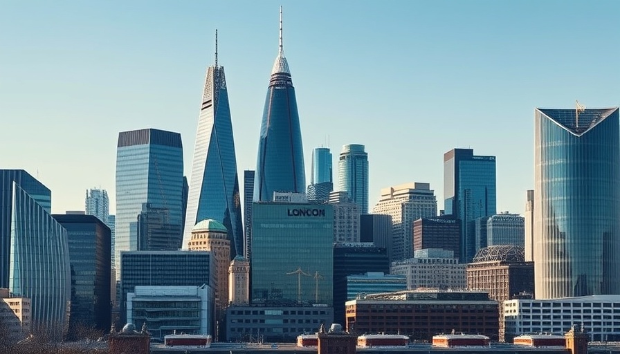 London skyline of modern skyscrapers, Kuwait sovereign wealth fund lawsuit.