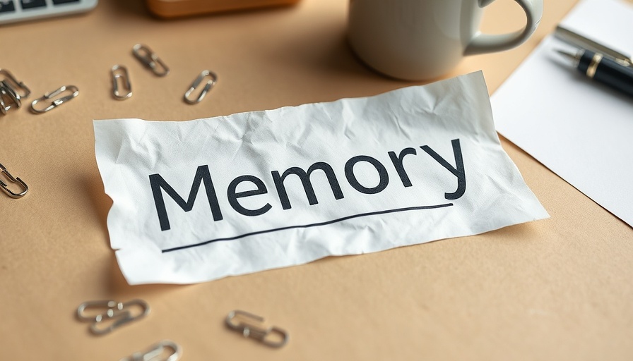 Symbolic image of memory decline with crumpled paper and desk items, linked to managing hypertension to reduce dementia risk.