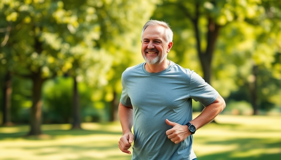 Middle-aged man jogging in a park, Longevity Tips for a Healthy Life
