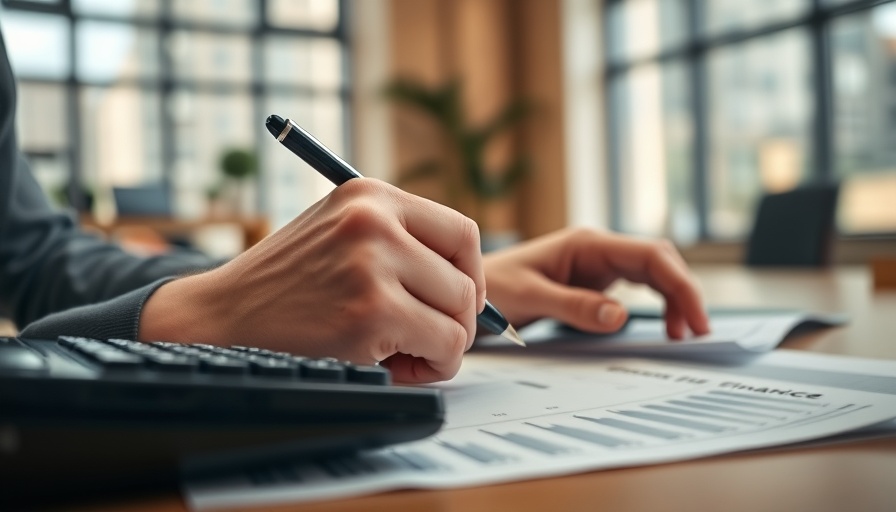 Close-up of hand analyzing financial documents, questioning if credit card debt is a liability.