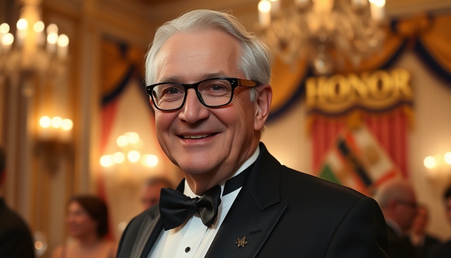 Michael Tilson Thomas at Kennedy Center Honors with smiling expression.