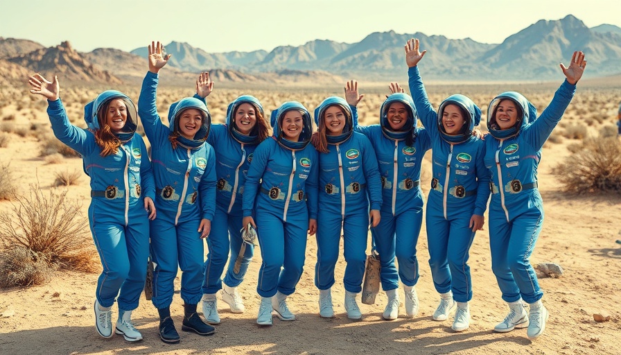 Group celebrating in blue suits in desert, CBS Mornings ratings boost.