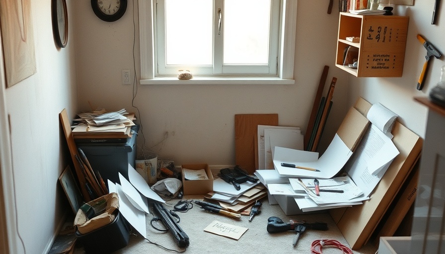 Creative ideas for undeveloped corner space with tools and natural light.
