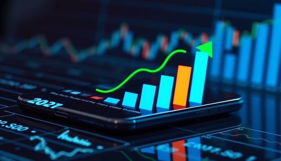Financial graph showing S&P 500 and InvestingPro growth