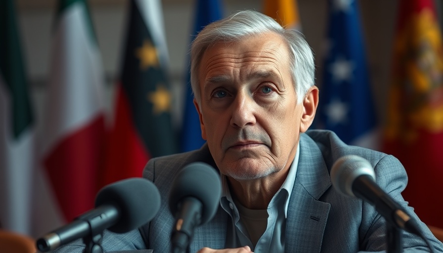 Putin’s Proposal to Halt Ukraine Invasion: man at table with flags